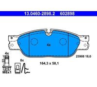 Pastiglie freno 13.0460-2898.2 ATE per JAGUAR S-TYPE II XJ