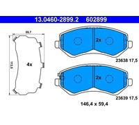 ATE Kit pastiglie freno anteriori per Jeep Cherokee 2.5 CRD 4x4 105 kW 01-08 13046028992