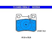 Pastiglie freno 13.0460-3504.2 ATE per MERCEDES-BENZ 190 124 Tre volumi CLASSE C