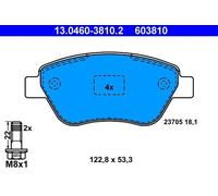 ATE Kit pastiglie freno anteriori Lancia Musa 1.3 D Mjt 51 kW 04-12 13046038102