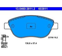 Set di pastiglie freno ATE 13.0460-3811.2, anteriore