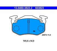 Set di pastiglie freno ATE 13.0460-3823.2, posteriore