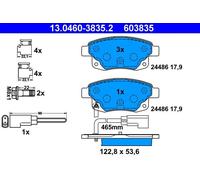 KIT PASTIGLIE FRENO POST ATE FORD TRANSIT 2.2 TDCi 4x4 92KW 11>14 13046038352