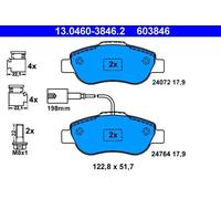 Pastiglie freno 13.0460-3846.2 ATE per FIAT FORD