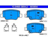 Set di pastiglie freno ATE 13.0460-3854.2, posteriore