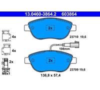 Set di pastiglie freno ATE 13.0460-3864.2, fronte