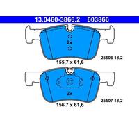 Kit pastiglie freno, Freno a disco ATE 13046038662 compatibile con BMW