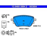 Set di pastiglie freno ATE 13.0460-3884.2, posteriore