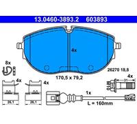Set di pastiglie freno ATE 13.0460-3893.2
