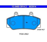 Pastiglie freno 13.0460-3914.2 ATE per VOLVO 760 940 940 II 940 II Familiare 740
