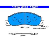 Pastiglie freno 13.0460-3969.2 ATE per RENAULT OPEL