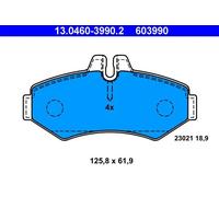 ATE pastiglie freno 13.0460-3990.2 125,8x61,9 spessore 18,9 mm predisposto sensore