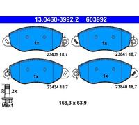 Set di pastiglie freno ATE 13.0460-3992.2, anteriore