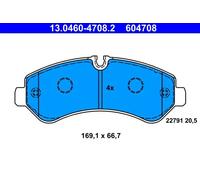Pastiglie freno 13.0460-4708.2 ATE per MERCEDES-BENZ SPRINTER 5-t Furgone