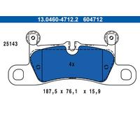 Pastiglie freno 13.0460-4712.2 ATE per PORSCHE 911 Cabriolet 911 911 Speedster