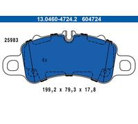 ATE Kit pastiglie freno 13.0460-4724.2 per Porsche 911, 911 Cabriolet, 911 Targa, 718 Boxster