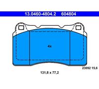 Set di pastiglie freno ATE 13.0460-4804.2, anteriore