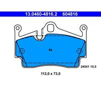 KIT PASTIGLIE FRENO POST ATE PORSCHE CAYMAN GTS 3.4 250KW 14> 13046048162