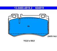 Pastiglie freno 13.0460-4819.2 ATE per MERCEDES-BENZ CLK CLK Cabriolet SL SLK
