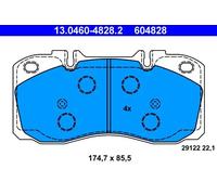 Pastiglie freno 13.0460-4828.2 ATE per IVECO DAILY IV Furgone DAILY VI Furgone