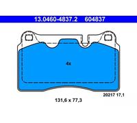 ATE Set di pastiglie freno 13.0460-4837.2 Anteriore