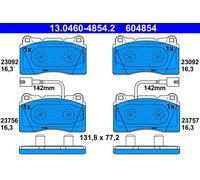 Pastiglie freno 13.0460-4854.2 ATE per ALFA ROMEO GIULIETTA