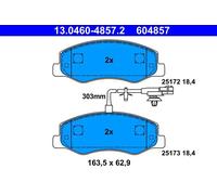 ATE Set di pastiglie freno 13.0460-4857.2 posteriore