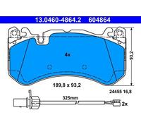 Pastiglie freno 13.0460-4864.2 ATE per AUDI A6 C6 Avant A6 C6