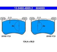 KIT PASTIGLIE FRENO ANT ATE MERCEDES-BENZ SL 350 225KW 12> 13046048692