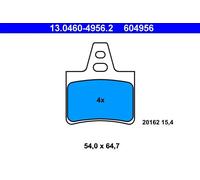 Set di pastiglie freno ATE 13.0460-4956.2, posteriore
