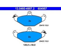 Pastiglie freno 13.0460-4957.2 ATE per RENAULT 21 Familiare LAGUNA I 21