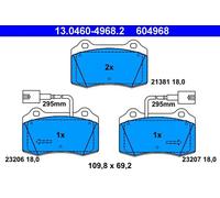 ATE 13.0460-4968.2 Kit pastiglie freni