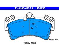 Set di pastiglie freno ATE 13.0460-4993.2, anteriore