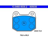 Pastiglie freno 13.0460-5030.2 ATE per OPEL KADETT C ASCONA B REKORD D REKORD E