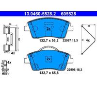 ATE Kit pastiglie freni 13.0460-5528.2 - asse anteriore per Volvo XC40