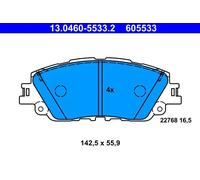 Pastiglie freno 13.0460-5533.2 ATE per TOYOTA LEXUS