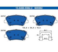 Pastiglie freno 13.0460-5562.2 ATE per KIA HYUNDAI