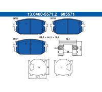 ATE 13.0460-5571.2 Kit pastiglie freni