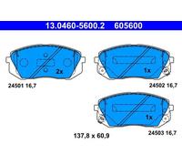 Pastiglie freno 13.0460-5600.2 ATE per KIA HYUNDAI