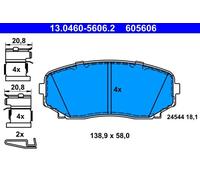 ATE Kit pastiglie freni