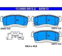 ATE 13.0460-5613.2 Kit pastiglie freni