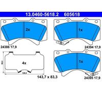 Pastiglie freno 13.0460-5618.2 ATE per TOYOTA LAND CRUISER 200 LAND CRUISER VAN