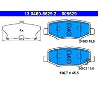 Set di pastiglie freno ATE 13.0460-5629.2, posteriore