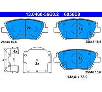 ATE Kit pastiglie freno anteriore 13.0460-5660.2 per KIA K5/Optima 2 2.4 129KW 2010-2015