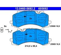 Pastiglie freno 13.0460-5692.2 ATE per AUDI VW
