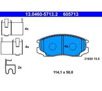 Pastiglie freno 13.0460-5713.2 ATE per DAIHATSU TERIOS