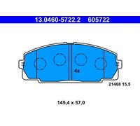 Pastiglie freno 13.0460-5722.2 ATE per TOYOTA HIACE IV Furgone HIACE IV Autobus