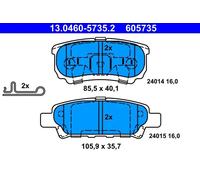 Ate Kit Pastiglie Freno 13.0460-5735.2