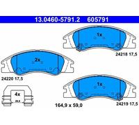 ATE 13.0460-5791.2 Kit pastiglie freni