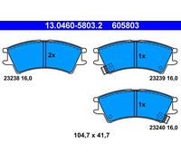 Pastiglie freno 13.0460-5803.2 ATE per HYUNDAI ATOS